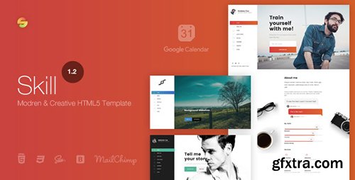 ThemeForest - Skill v1.2 - Modern & Creative HTML5 Template - 18899662