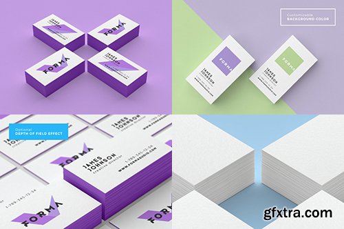 CM - Business Cards Mockup Pack 1034063