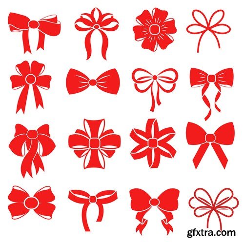 Bows collection - 7 EPS