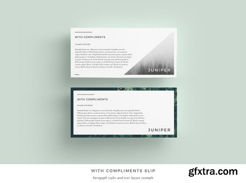 Creativemarket J U N I P E R Letterhead + Comps 898503