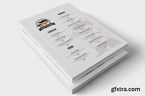 ChefBistro Food Menu Flyer