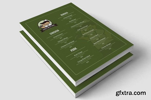 ChefBistro Food Menu Flyer