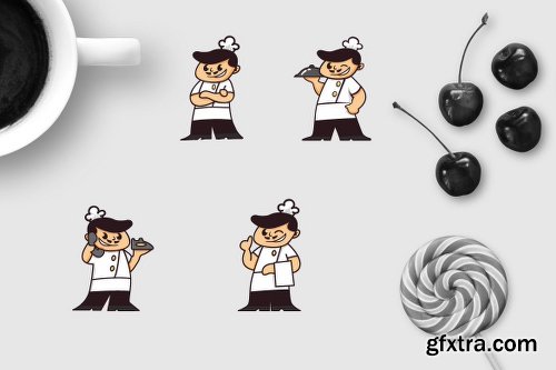 ChefBistro Gestures Illustration