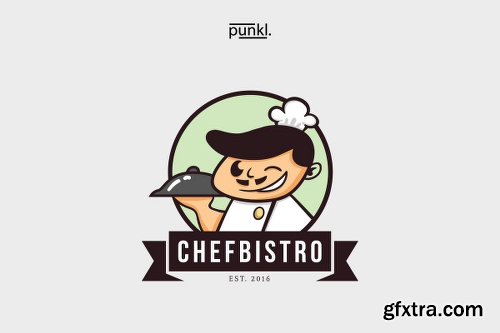 ChefBistro Mascot Logo