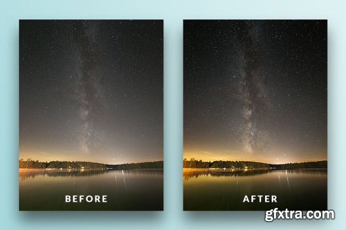 Creativemarket Night Sky Lightroom Presets 1087985