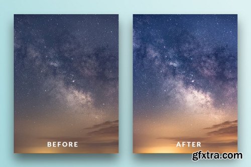 Creativemarket Night Sky Lightroom Presets 1087985