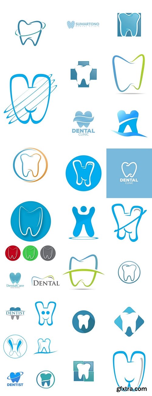Dental concept logo icon