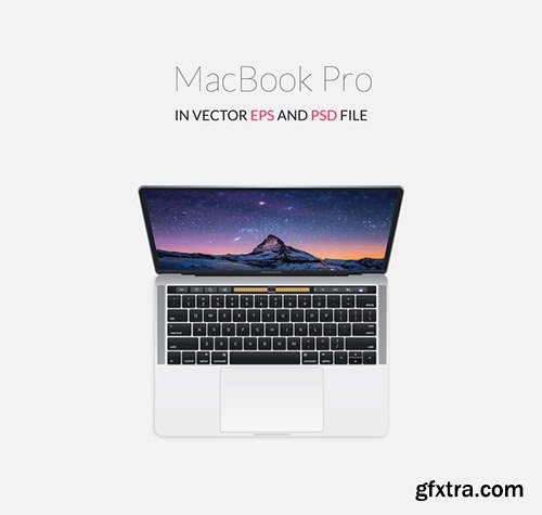 PSD & EPS Vector Mock-Up - MacBook Pro