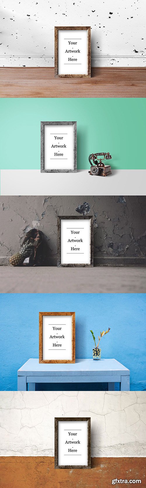 PSD Mock-Ups - Rustic Wood Frame