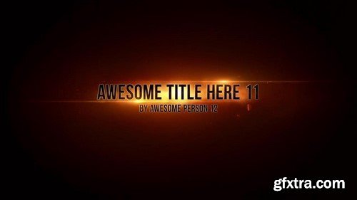 Motion Array - Epic Titles After Effects Template