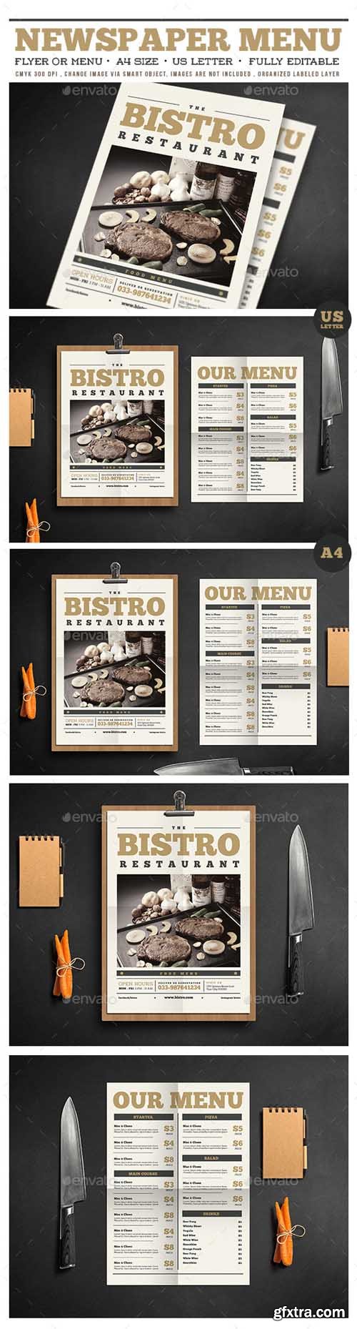 GR - Newspaper Menu Vol 02 15784036