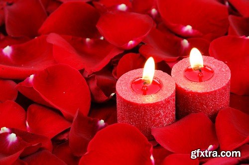 Backgrounds spa with candles - 8 UHQ JPEG