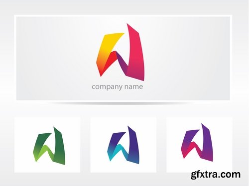 Collection logo icon web design element site 28-25 EPS