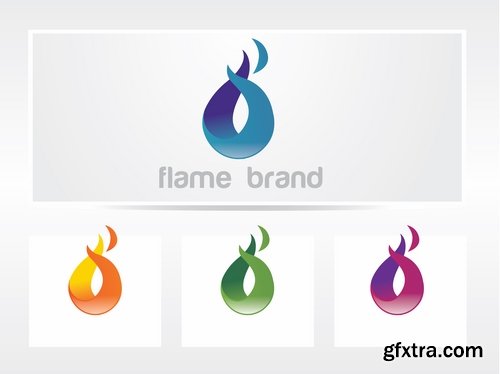 Collection logo icon web design element site 28-25 EPS