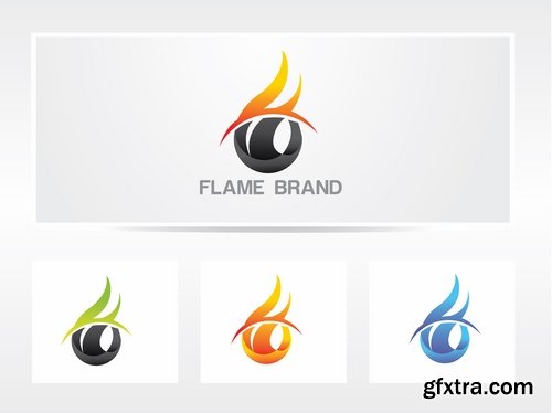 Collection logo icon web design element site 28-25 EPS