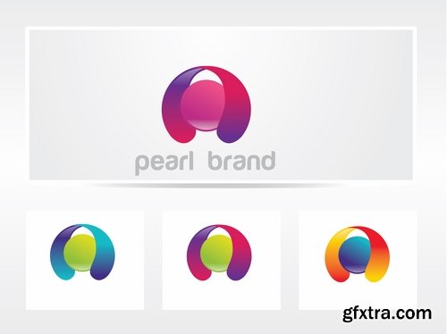 Collection logo icon web design element site 28-25 EPS