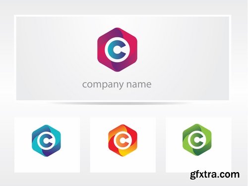 Collection logo icon web design element site 28-25 EPS