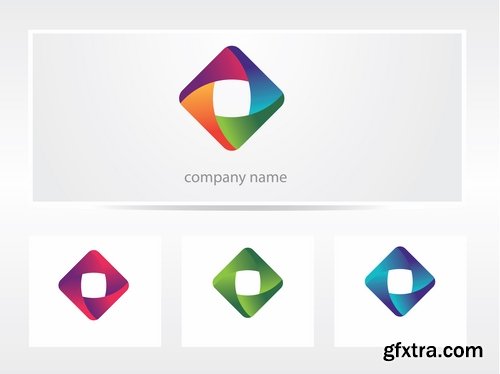 Collection logo icon web design element site 28-25 EPS