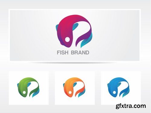 Collection logo icon web design element site 28-25 EPS