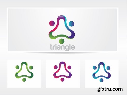 Collection logo icon web design element site 28-25 EPS