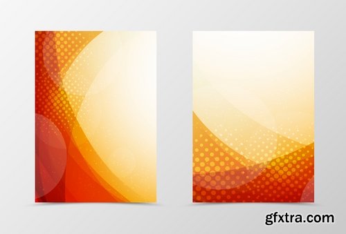 Collection book cover journal notebook flyer card business card banner vector image 32-25 EPS