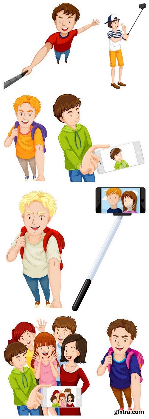 Do Selfie! - 8xEPS Vector Stock