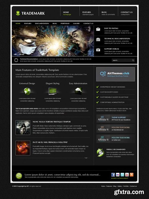 Ait-Themes - Trademark v1.9 - Dark Classic WordPress Theme