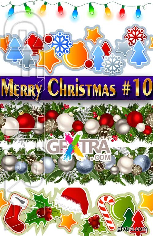 Merry Christmas 2017 #10 - Stock Vector