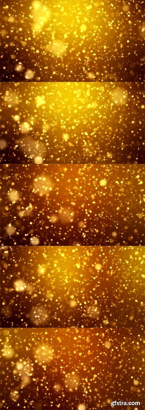 Video Animation - Weihnachten - Gold - Bokeh - Hintergrund