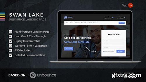 ThemeForest - Swan Lake v1.0 - Marketing Unbounce Template - 18410704