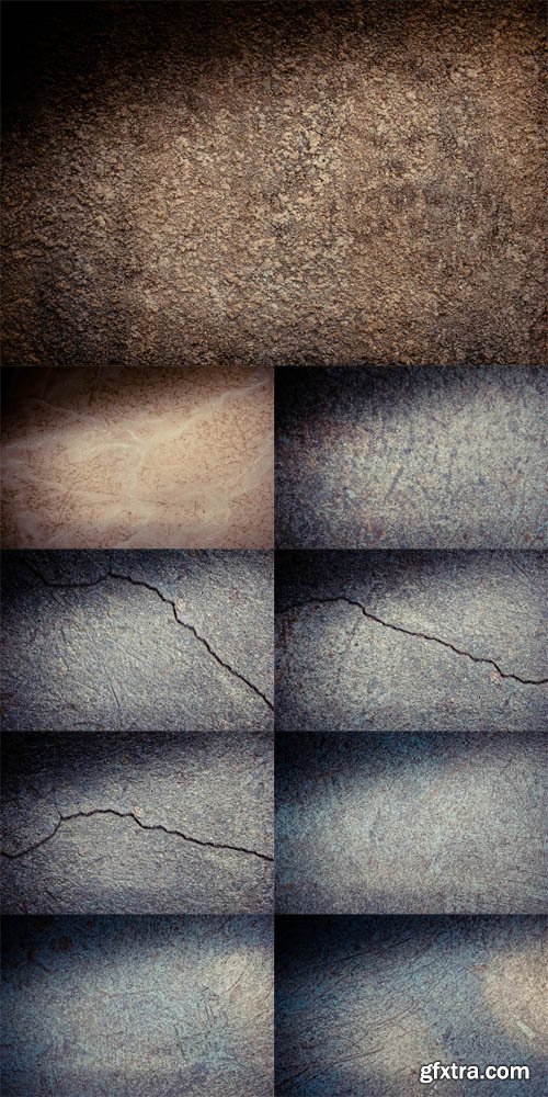 Photo Set - Concrete Wall Backgrounds