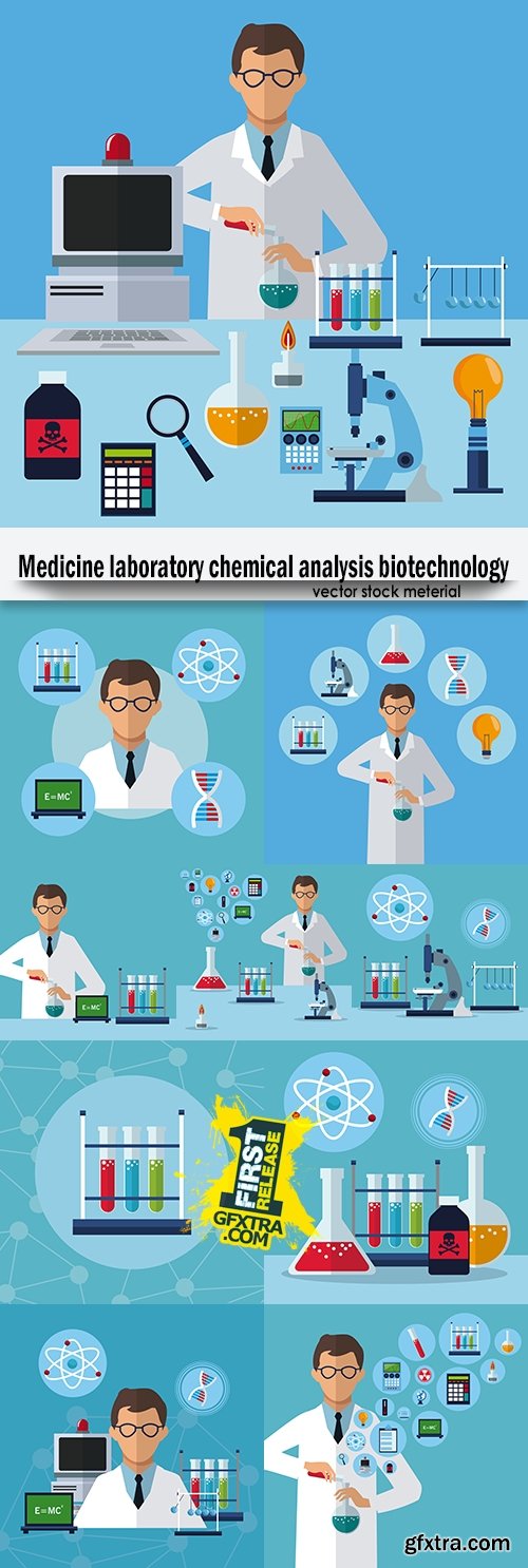 Medicine laboratory chemical analysis biotechnology