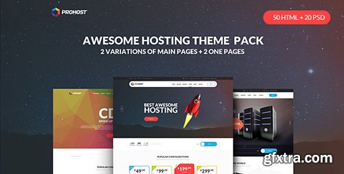 ThemeForest - ProHost v1.0 - Power Pack Hosting HTML Theme - 15249384