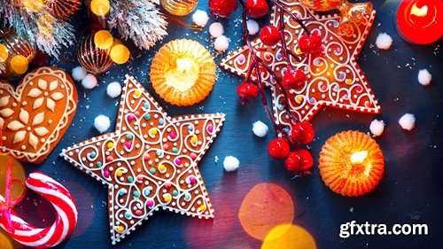 Christmas holiday background. Christmas served table - 25 UHQ JPEG