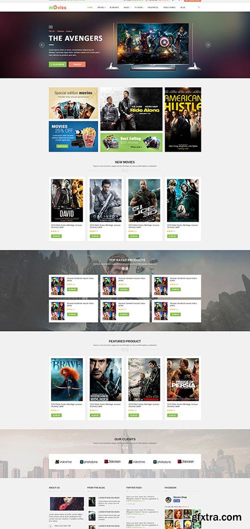 VenusTheme - Ves Movie - Magento 1.9.0.1 Theme