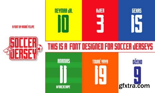 Soccer Jersey Font