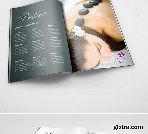 Graphicriver Beauty Salon and Spa Service Brochure 9630875