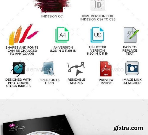 Graphicriver Beauty Salon and Spa Service Brochure 9630875