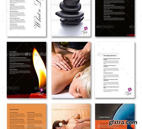 Graphicriver Beauty Salon and Spa Service Brochure 9630875