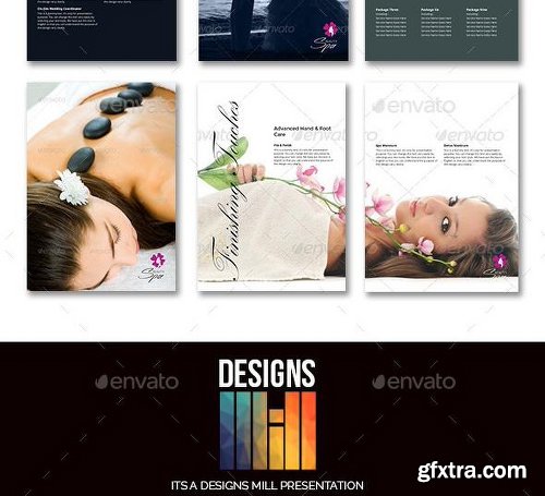 Graphicriver Beauty Salon and Spa Service Brochure 9630875