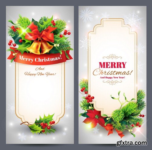 Christmas banner - 5 EPS