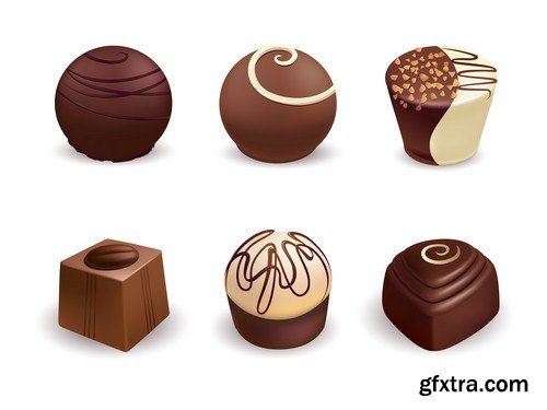 Chocolate candies 2 - 7 EPS