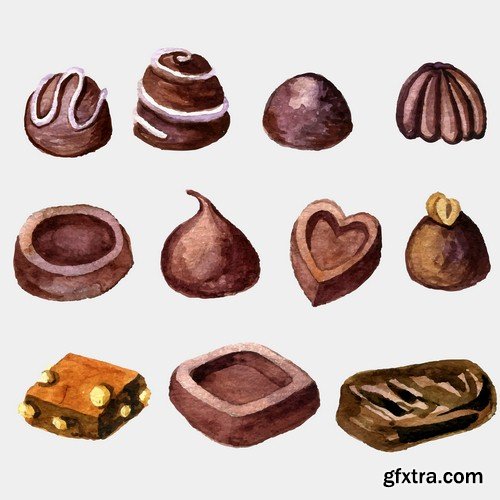 Chocolate candies 2 - 7 EPS