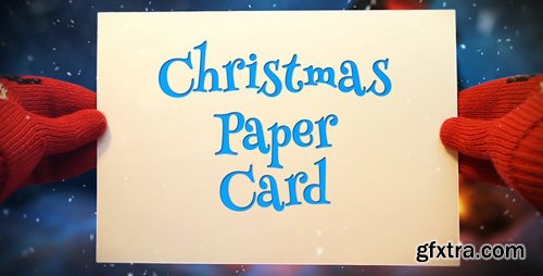 Videohive Christmas Paper Card 13867581