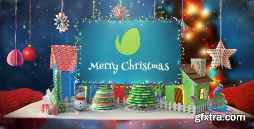 Videohive Christmas Paper Card 13867581