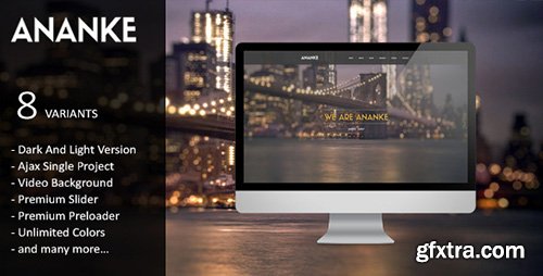 ThemeForest - Ananke v1.0 - Parallax One Page HTML Template - 7392272