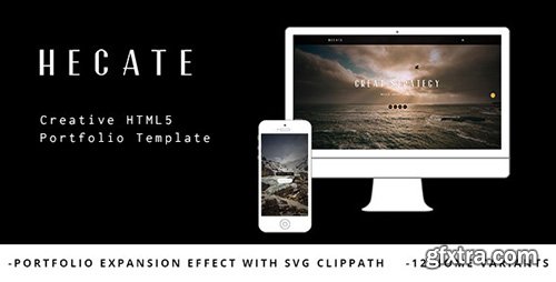 ThemeForest - Hecate v1.0 - Creative HTML5 Portfolio Template - 12000979