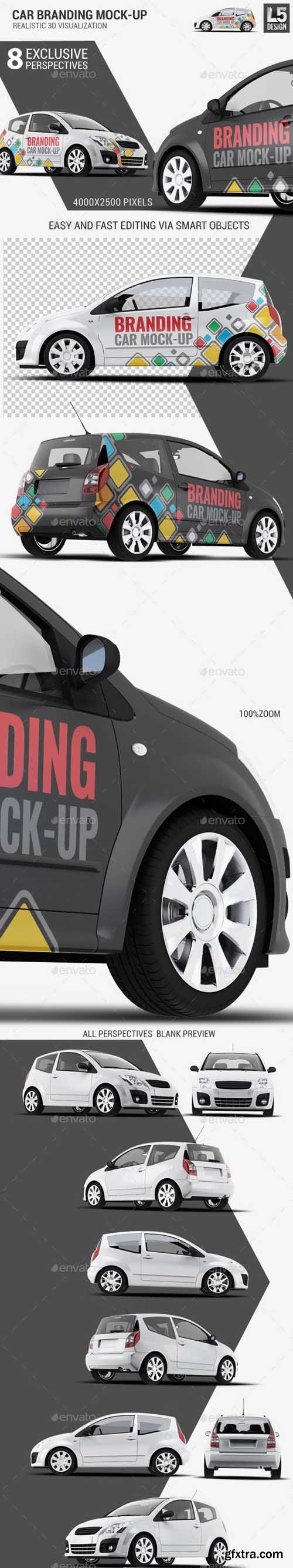 GR - City Car Branding Mock-up 12053822