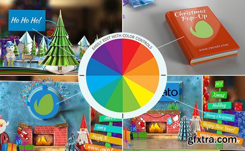 Videohive Christmas Pop-Up Book 2 19052418