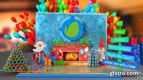 Videohive Christmas Pop-Up Book 2 19052418